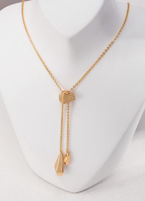 Sterling silver adjustable pearl necklace D0465