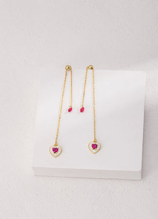 Pure silver earrings e0392