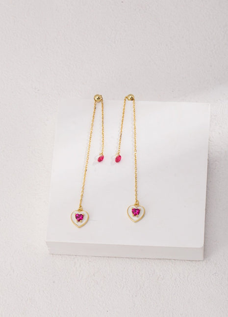 Pure silver earrings e0392