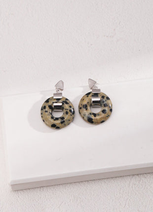Pure silver earrings E01119