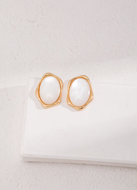 Pure silver earrings E01114-2