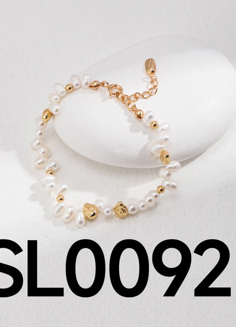 Natural pearl bracelet SL0092-2