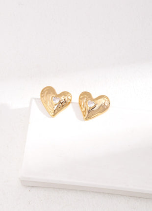 Pure silver earrings E01134-2
