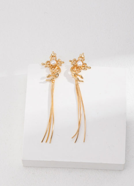 Butterfly Orchid Pearl Set D0407