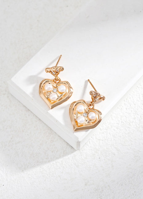 Sterling Silver Pearl Earrings E01121-2