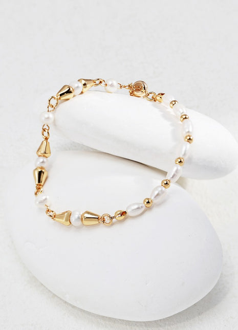 Golden Pearl Bracelet SL0121-2