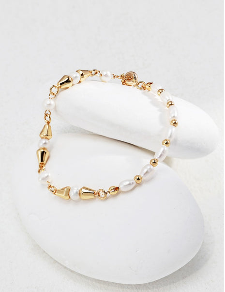 Golden Pearl Bracelet SL0121-2