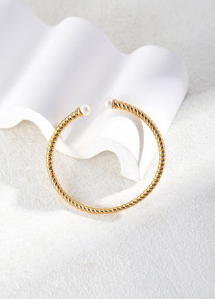 Sterling silver pearl bracelet S0051-2