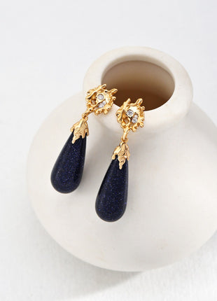 Sterling silver vintage earrings E0934-2