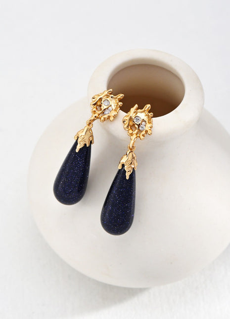 Sterling silver vintage earrings E0934-2