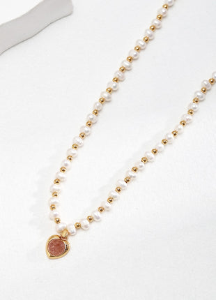 Natural Pearl Necklace D0492-2