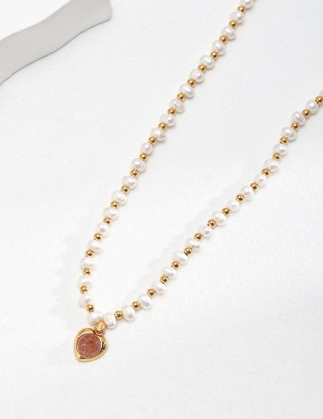 Natural Pearl Necklace D0492-2