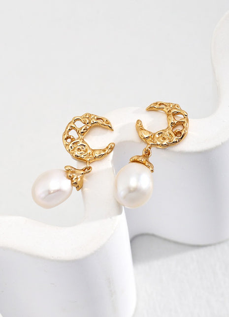 Natural Pearl Earrings E0968-2