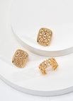 Earrings / Vintage gold