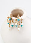 Earrings / Vintage gold