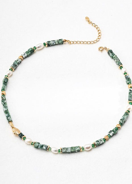 Sterling silver pearl necklace D0506-2