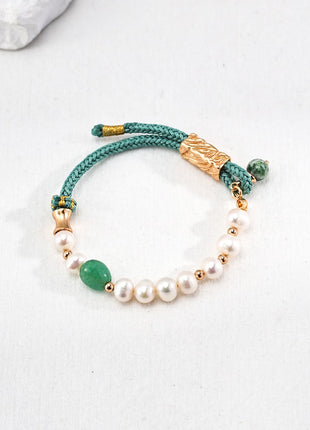 New Chinese Style Silver Pearl Bracelet SL0124