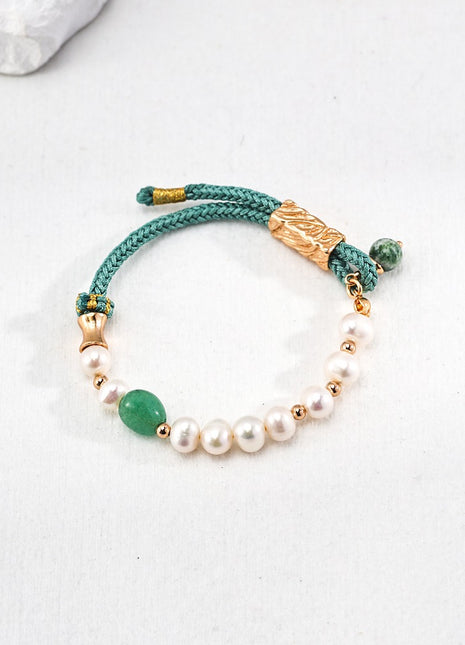 New Chinese Style Silver Pearl Bracelet SL0124