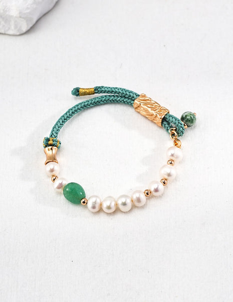 New Chinese Style Silver Pearl Bracelet SL0124