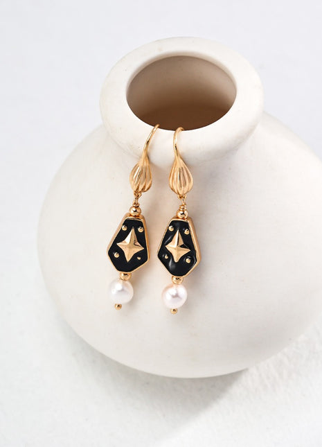 Sterling silver pearl earrings E01131-2
