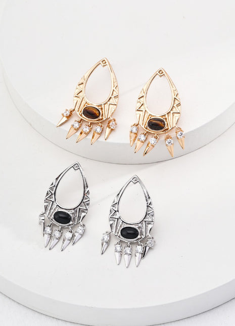 Sterling silver earrings E01161