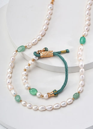 Natural Pearl Necklace D0529-2