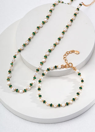 Pearl Emerald Bracelet SL0134-2