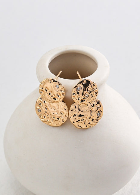 Pure silver earrings E01159