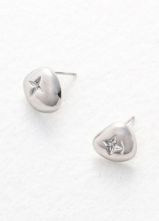 Sterling silver stud earrings E01123