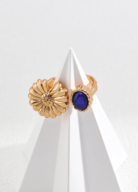 Sterling silver lapis ring J0257-2