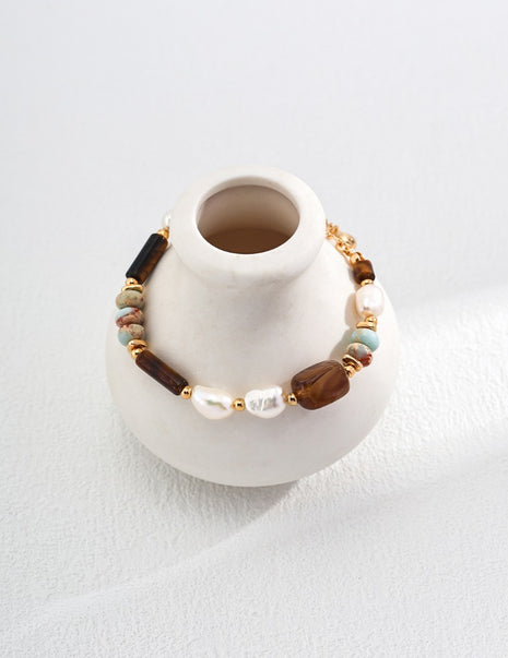Natural Pearl Bracelet SL0150-2
