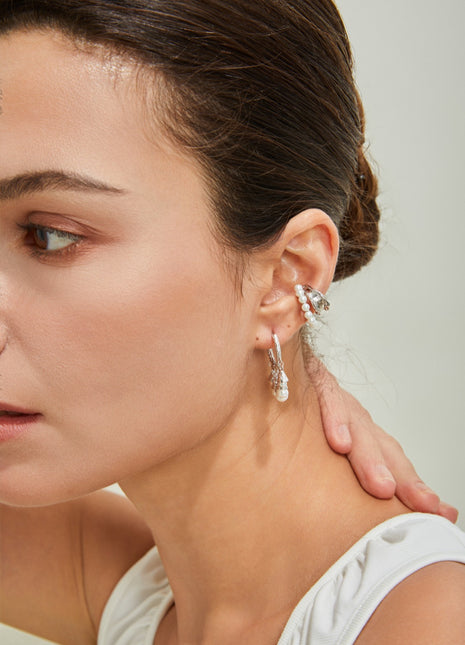 S925 Silver Bead Earrings CE0135