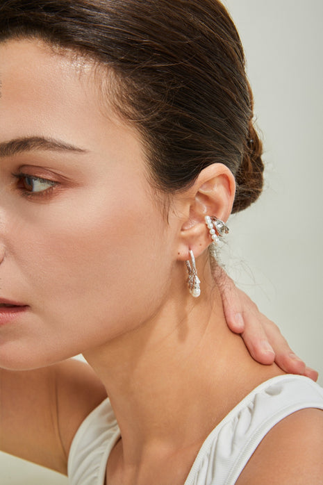 S925 Silver Bead Earrings CE0135