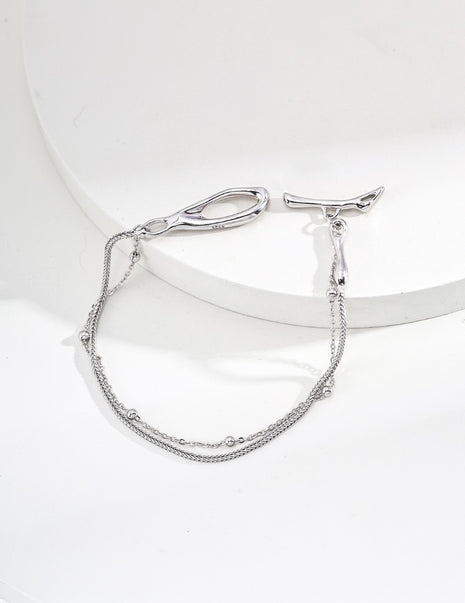 S925 Silver Simple Bracelet SL0139