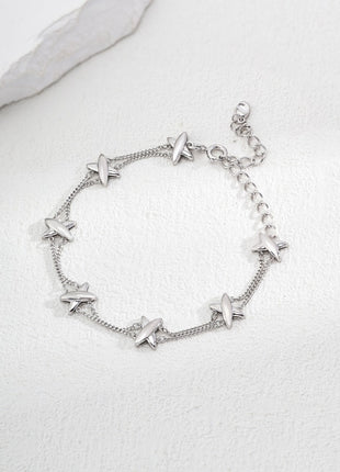 S925 Silver Simple Bracelet SL0158