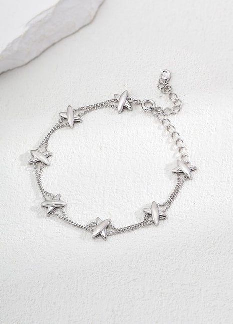 S925 Silver Simple Bracelet SL0158