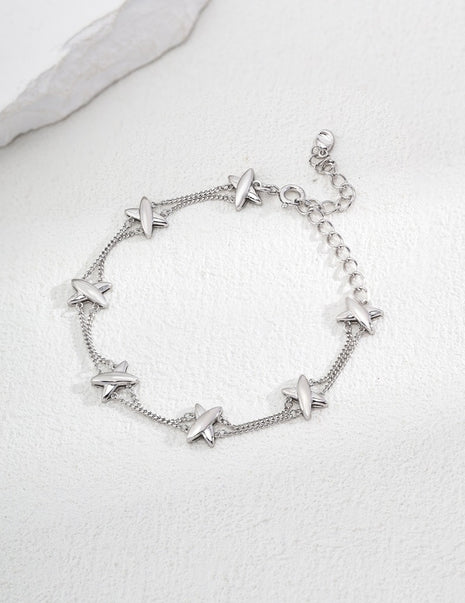 S925 Silver Simple Bracelet SL0158