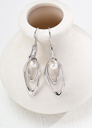 S925 Silver Pearl Earrings E01224