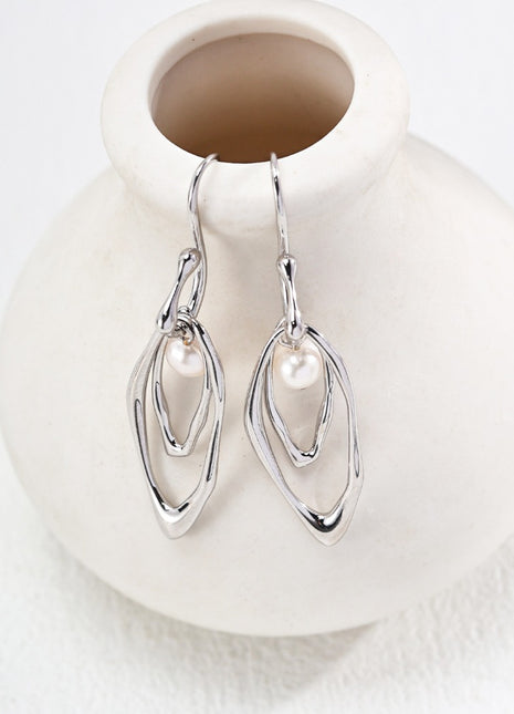 S925 Silver Pearl Earrings E01224