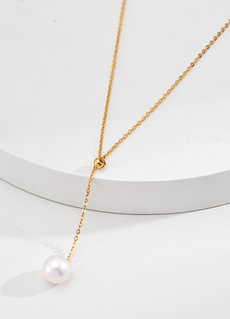 Fashionable K Gold Pearl Necklace kd0002