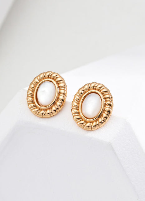 S925 Silver Shell Earrings E01210