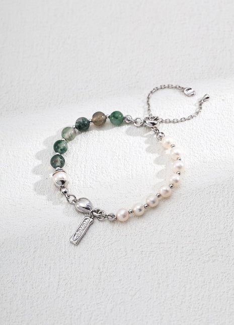 925 Silver Pearl Bracelet SL0164