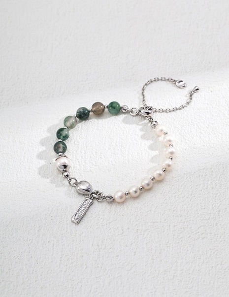 925 Silver Pearl Bracelet SL0164