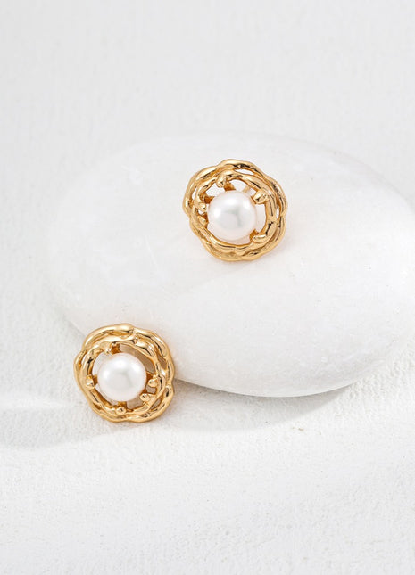 S925 Silver Pearl Earrings E01170