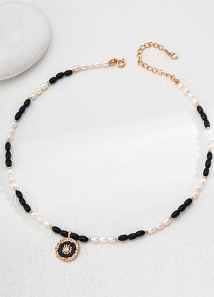 S925 Silver Pearl Pendant D0582-2
