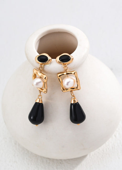 S925 Silver Pearl Agate Earrings E01173