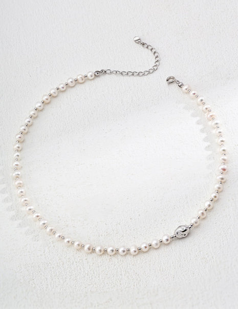 S925 Silver Pearl Bracelet SL0166