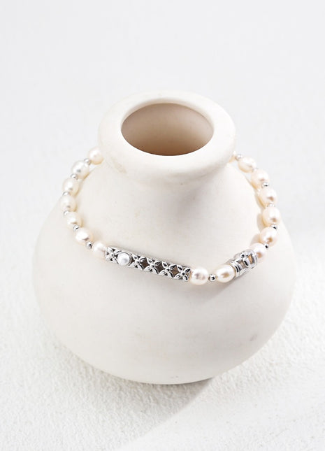 S925 Sterling Silver Pearl Bracelet SL0167