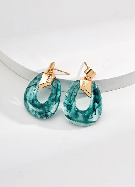 S925 Silver Zircon Earrings E01189-2
