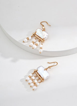 S925 Silver Mabe Earrings E01246-2